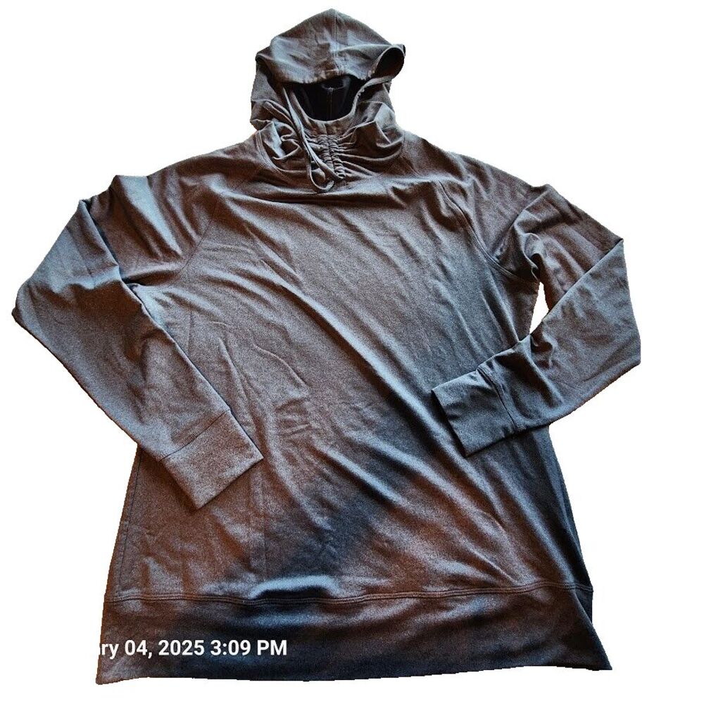 Old Navy Activewear Womens Size XL Hoodie w/Thumb Holes Lightweight Poly/Spandex